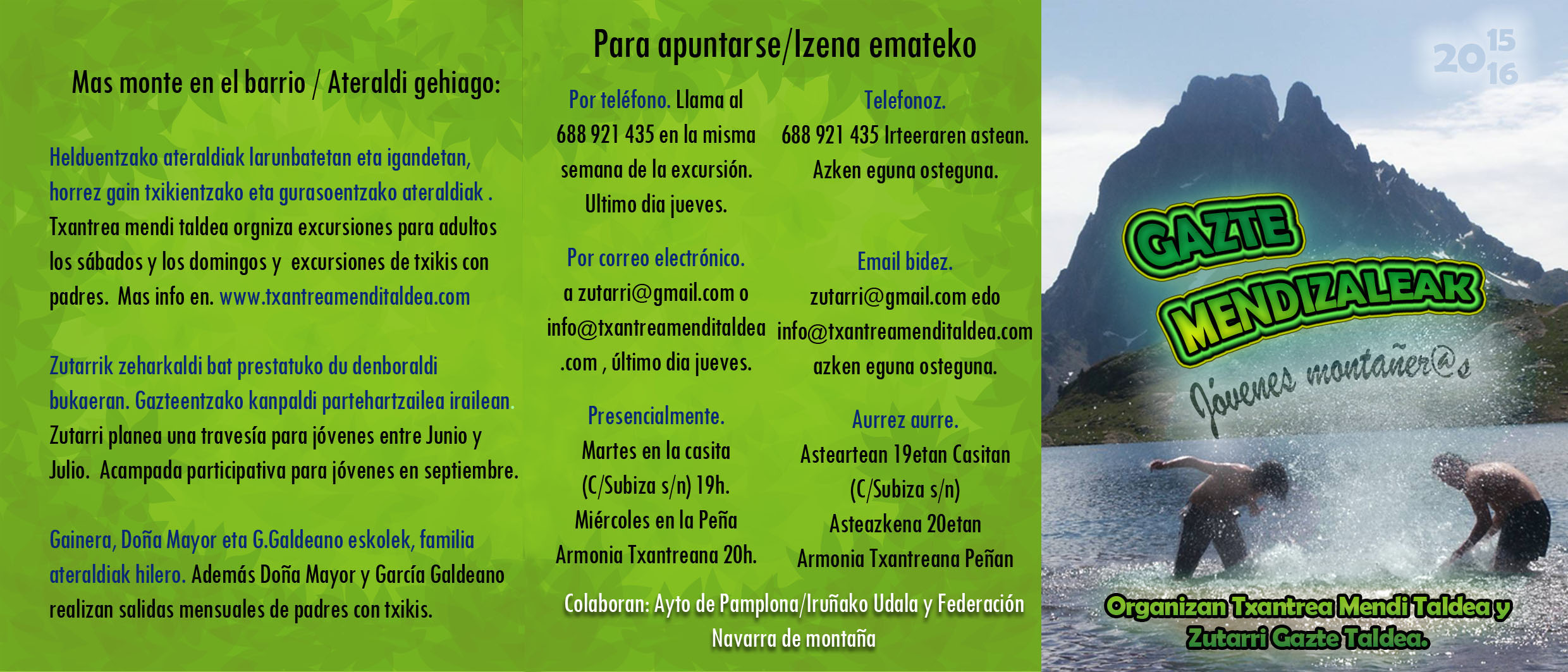 Jóvenes Montañeros/ Gazte Mendizaleak